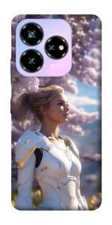 Чехол на ZTE Nubia V60 Desing Cyber space girl ver.1 фото 1 из 1