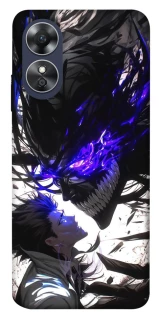 Чехол на Oppo A17 Black soul anime фото 1 из 1
