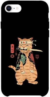 Чехол на Apple iPhone SE (2020) Кот-самурай фото 1 из 1