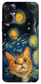 Чехол на TECNO Spark 9 Pro paint cat фото 1 из 1