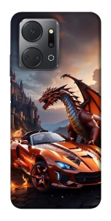 Чохол на Huawei Honor X7a Сar and dragon фото 1 з 1