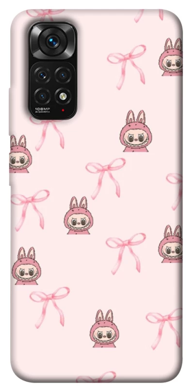 Чохол на Xiaomi Redmi Note 11 (Global) / Note 11S Pink bows and Labubus фото 1 з 1
