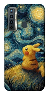 Чохол на TECNO Camon 17 Pikachu and Van Gogh фото 1 з 1