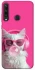 Чехол на Huawei Y6p Pink kitty фото 1 из 1