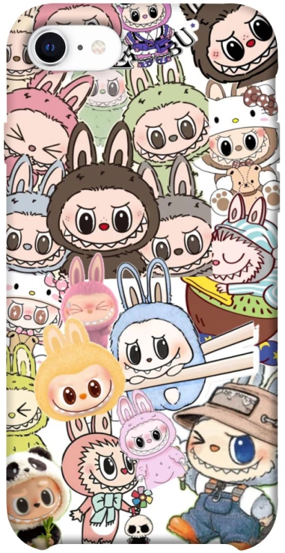Чехол на Apple iPhone SE (2020) All Labubus фото 1 из 1