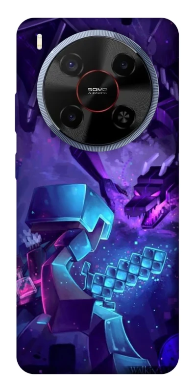 Чехол на ZTE Blade V70 Max Minecraft dragon фото 1 из 1