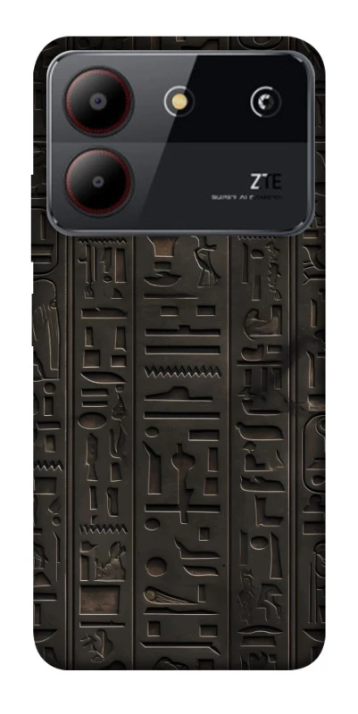 Чохол на ZTE Blade A54 4G Hieroglyphs фото 1 з 1