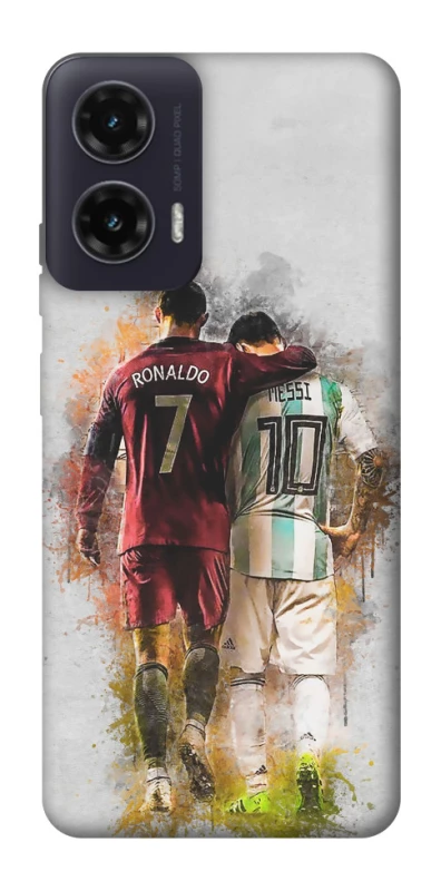 Чохол на Motorola Moto G35 Ronaldo та Messi фото 1 з 1