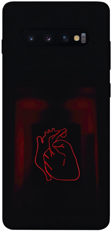 Чехол на Samsung Galaxy S10+ Красное сердце фото 1 из 1