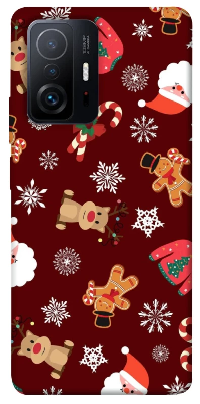 Чехол на Xiaomi 11T / 11T Pro Новогодний v6 фото 1 из 1