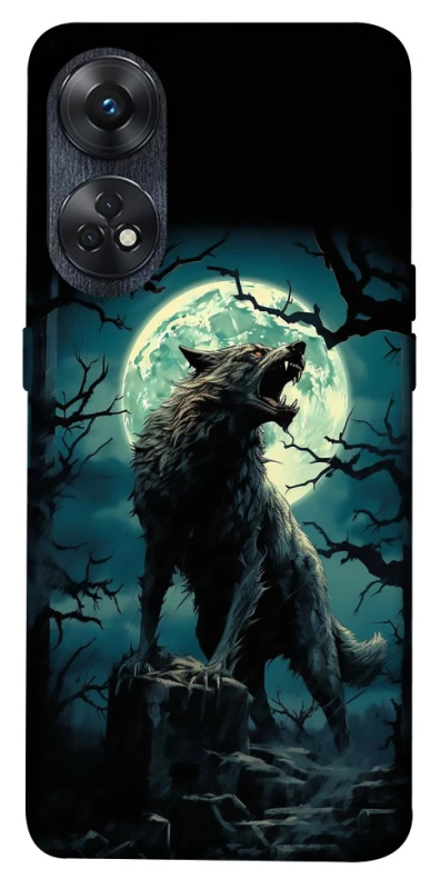 Чохол на Oppo Reno 8T 4G Вовк під місяцем фото 1 з 1