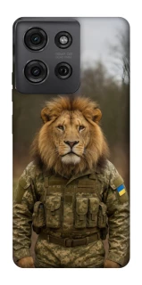 Чохол на Motorola Moto G75 Лев захисник фото 1 з 1