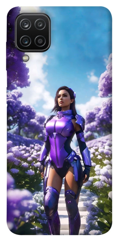 Чохол на Samsung Galaxy A12 Cyber space girl ver.4 фото 1 з 1