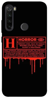 Чохол на Xiaomi Redmi Note 8T Horror Halloween фото 1 з 1