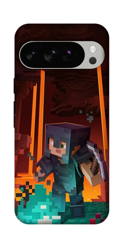 Чехол на Google Pixel 10 Pro Minecraft game adventure фото 1 из 1