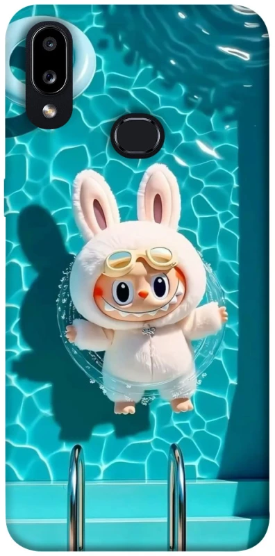 Чохол на Samsung Galaxy A10s Labubu in the pool ver.2 фото 1 з 1