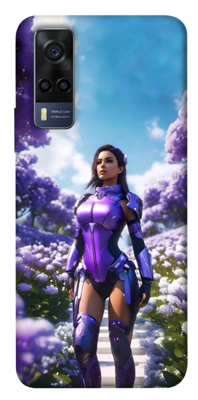 Чохол на Vivo Y53s Cyber space girl ver.4 фото 1 з 1