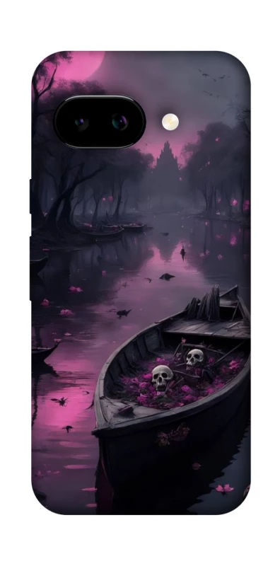 Чохол на Google Pixel 9a Boat and flamingo фото 1 з 1