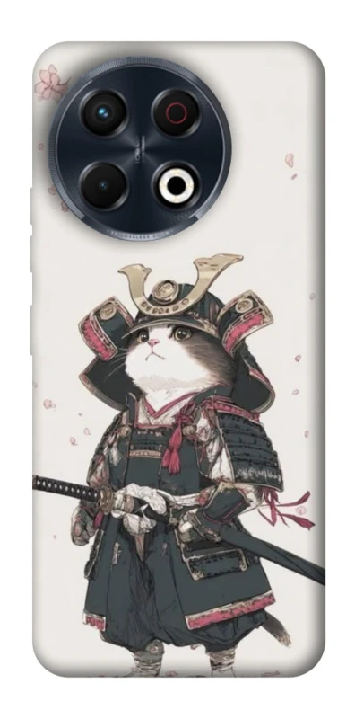 Чохол на TECNO Spark 30 Pro (KL7) Samurai Cat Warrior фото 1 з 1