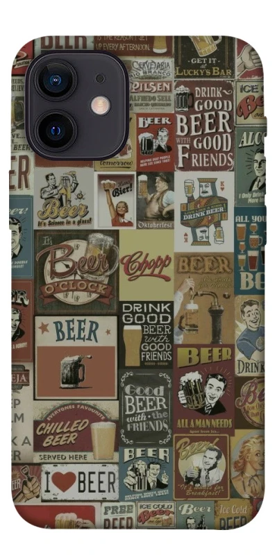 Чехол на Apple iPhone 12 mini (5.4") Retro collage ver.1 фото 1 из 1