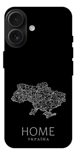 Чехол на Apple iPhone 17 (6.3") Ukraine black map фото 1 из 1
