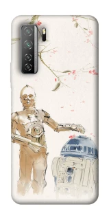 Чохол на Huawei Nova 7 SE Star Wars robots фото 1 з 1