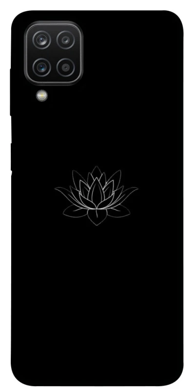 Чохол на Samsung Galaxy A12 Black Lotus фото 1 Чохол на Samsung Galaxy A12 Black Lotus фото 1 з 1