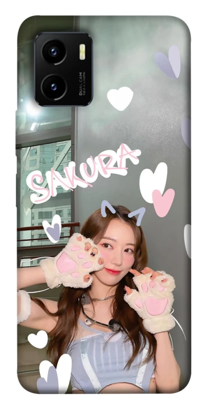 Чохол на Vivo Y15s Sakura - LE SSERAFIM фото 1 з 1