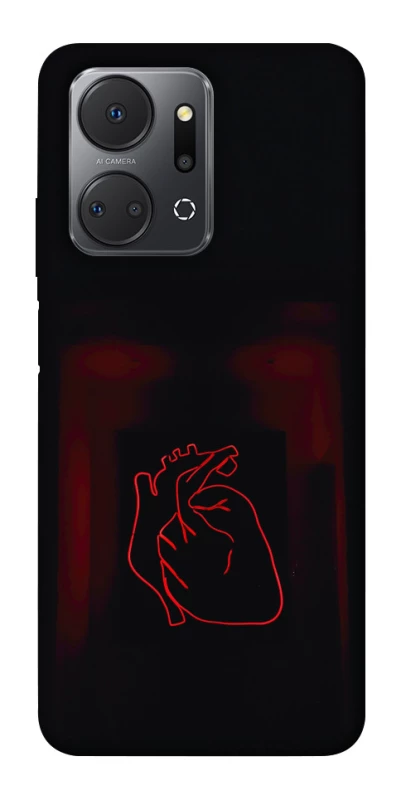 Чехол на Huawei Honor X7a Красное сердце фото 1 из 1