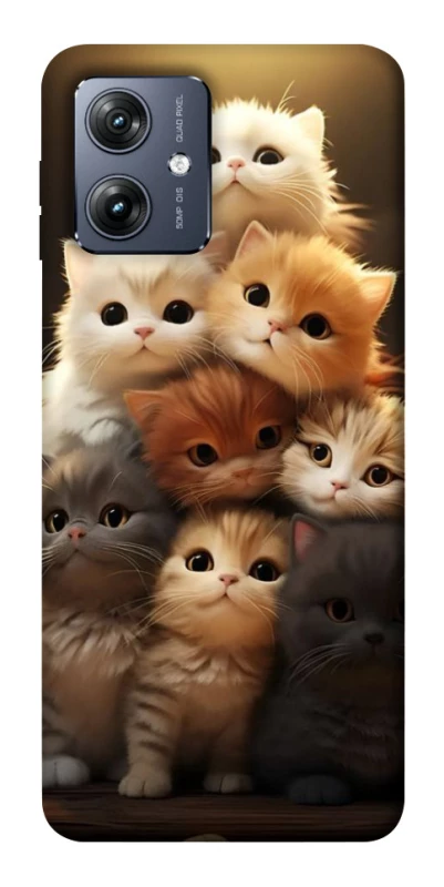 Чехол на Motorola Moto G54 Чехол Kittie Love v2 фото 1 из 1