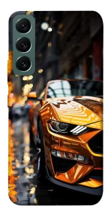 Чохол на Samsung Galaxy S22 Golden sports car фото 1 з 1