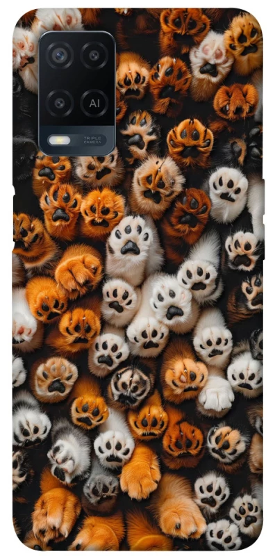 Чохол на Oppo A54 4G Сat paws фото 1 з 1