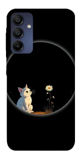 Чохол на Samsung Galaxy A15 4G/5G Cat and flower фото 1 з 1