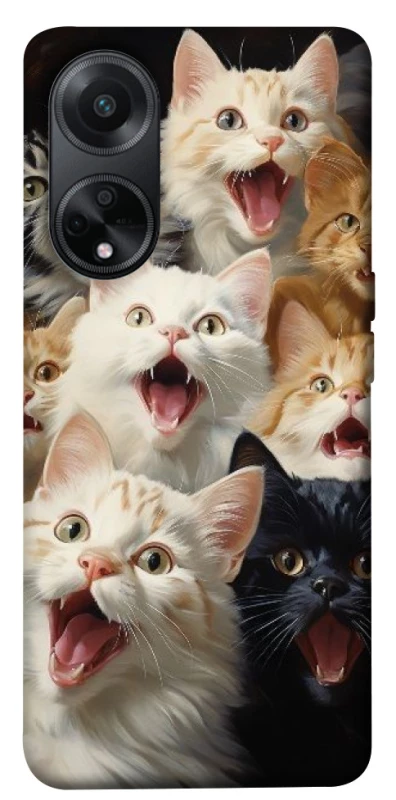 Чохол на Oppo A58 4G Коти фото 1 з 1