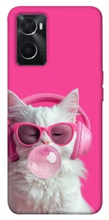 Чехол на Oppo A76 4G Pink kitty фото 1 из 1