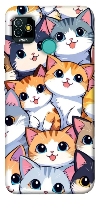 Чохол на TECNO POP 5 Cute Cat v2 фото 1 з 1