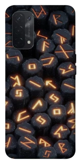 Чехол на Oppo A54 5G / A74 5G Огненые руны фото 1 из 1