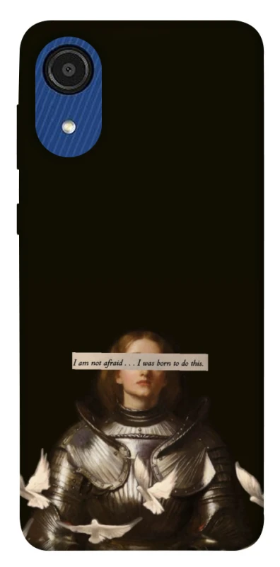 Чехол на Samsung Galaxy A03 Core Not afraid фото 1 из 1