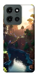 Чехол на Motorola Moto G Power (2025) Minecraft sunset фото 1 из 1