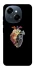 Чохол на TECNO Spark Go 1 Heart with flowers фото 1 з 1