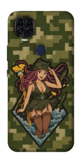 Чехол на ZTE Blade v2020 Military Waifu фото 1 из 1