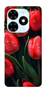 Чохол на TECNO Spark Go 2024 Червоні тюльпани фото 1 Чохол на TECNO Spark Go 2024 Червоні тюльпани фото 1 з 1