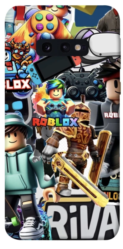 Чохол на Samsung Galaxy S10e Roblox collage ver.1 фото 1 з 1
