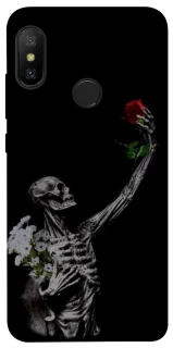 Чохол на Xiaomi Mi A2 Lite / Xiaomi Redmi 6 Pro Skeleton vs Rose фото 1 з 1