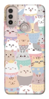 Чохол на Motorola Moto E40 Funny Kittens ver.2 фото 1 з 1