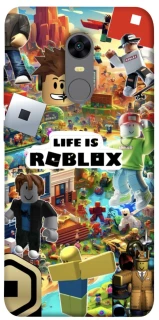Чехол на Xiaomi Redmi 5 Plus / Redmi Note 5 (Single Camera) Life is Roblox фото 1 из 1
