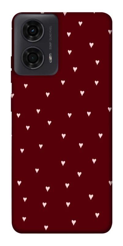 Чохол на Motorola Moto G04 Smal hearts фото 1 з 1