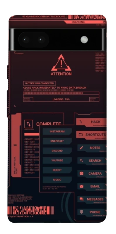 Чохол на Google Pixel 6a Attention фото 1 з 1