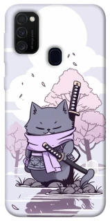 Чохол на Samsung Galaxy M21 Samurai cat фото 1 Чохол на Samsung Galaxy M21 Samurai cat фото 1 з 1