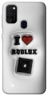 Чохол на Samsung Galaxy M30s / M21 I love Roblox фото 1 з 1